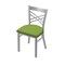 Holland Bar Stool Co 620 Catalina 18" Chair with Anodized Nickel Finish and Canter Kiwi Green Seat 62018AN009 - alternate 1